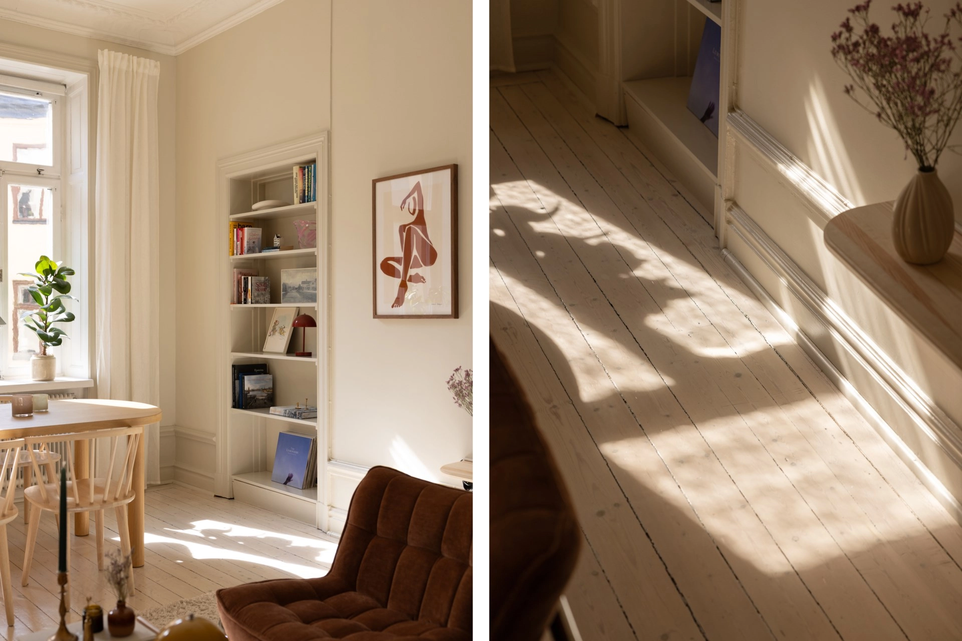 Sekelskiftesdröm med kakelugn, balkong i söder med sol från morgon till kväll!