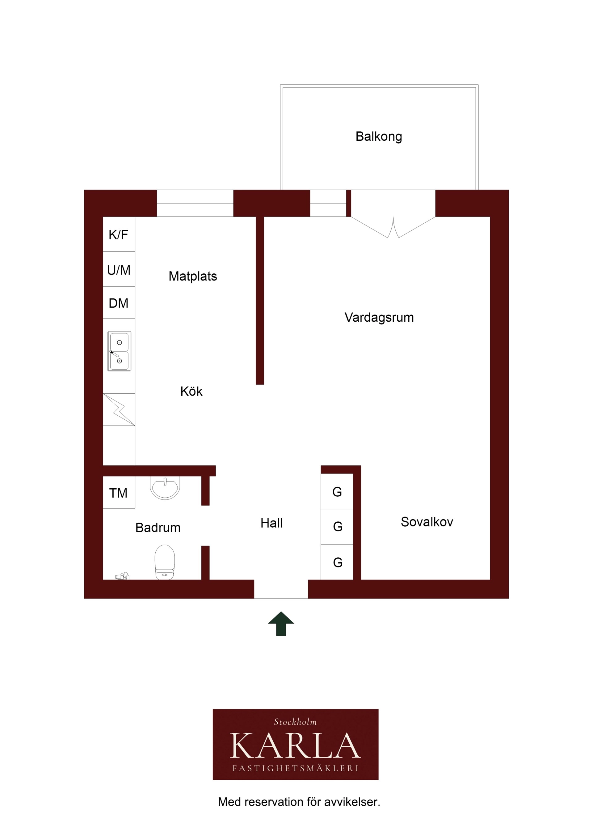 Charmig 1:a högst upp på Kammakargatan 70 – Solig balkong i söderläge på bästa läge i Norrmalm!