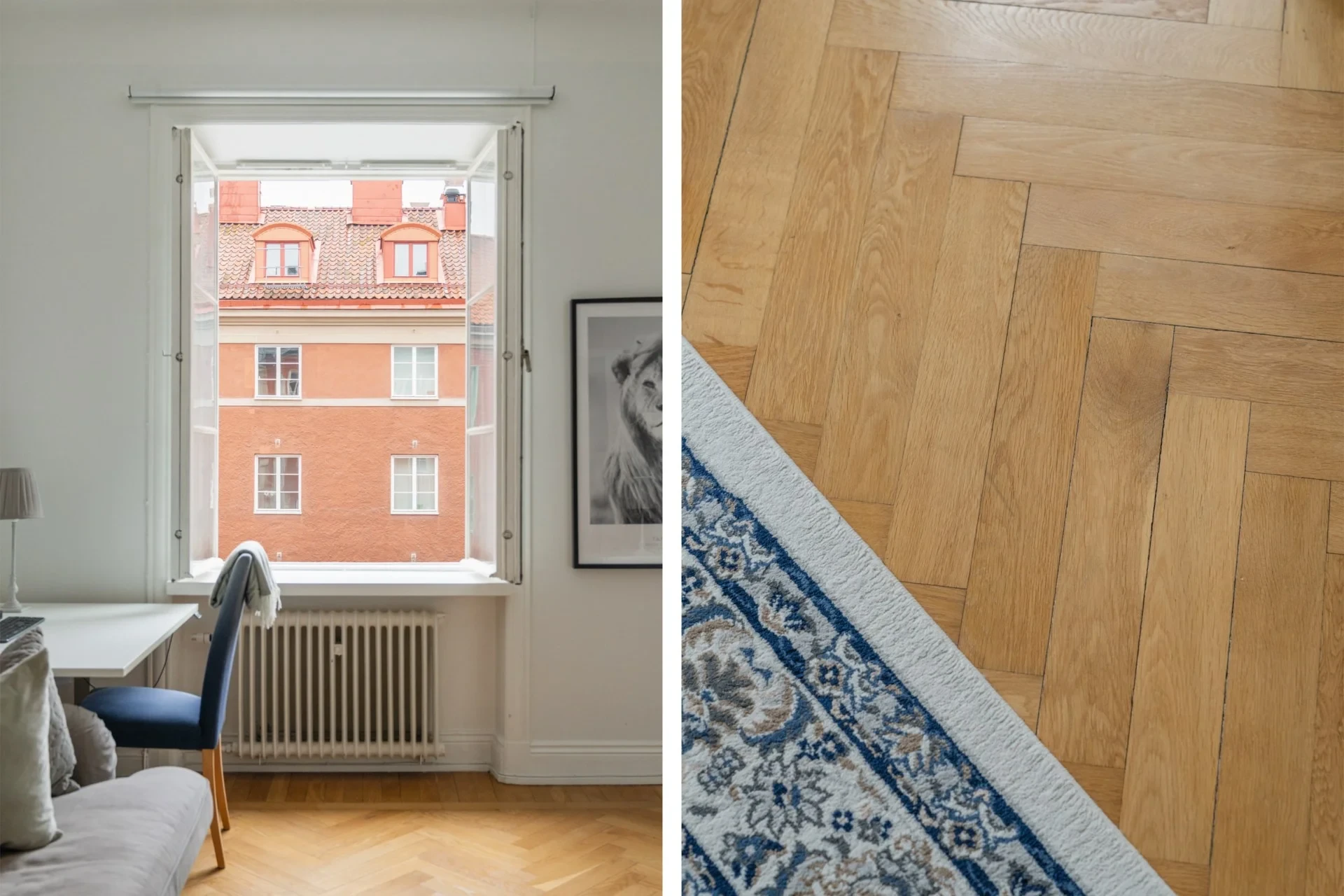 Exklusiv 20-tals bostad med generös takhöjd och optimalt läge på Torsgatan