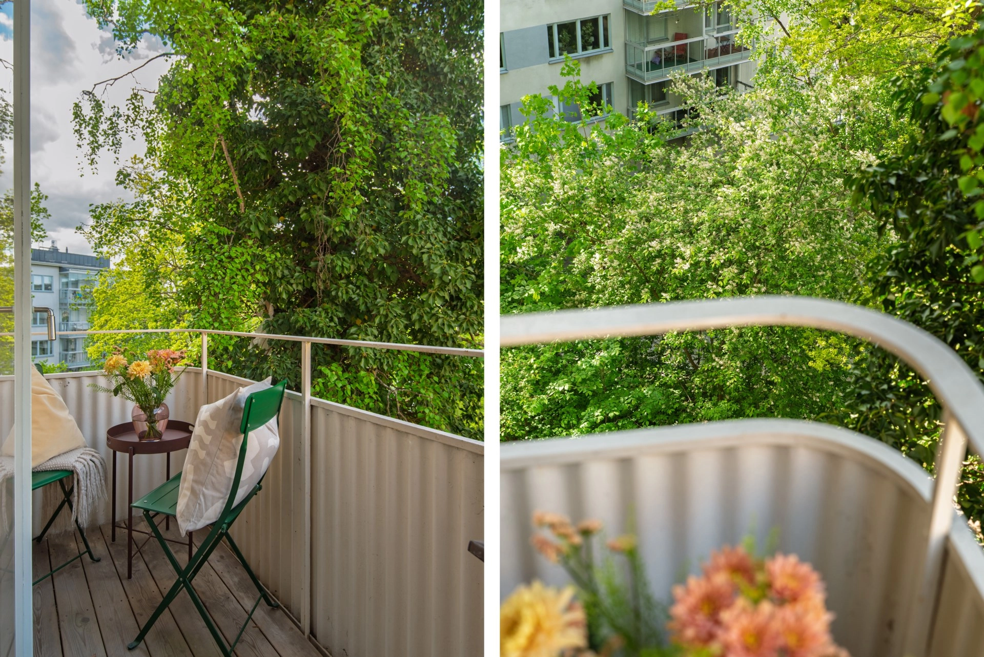 Fint renoverad etta med balkong och fint ljusinsläpp!