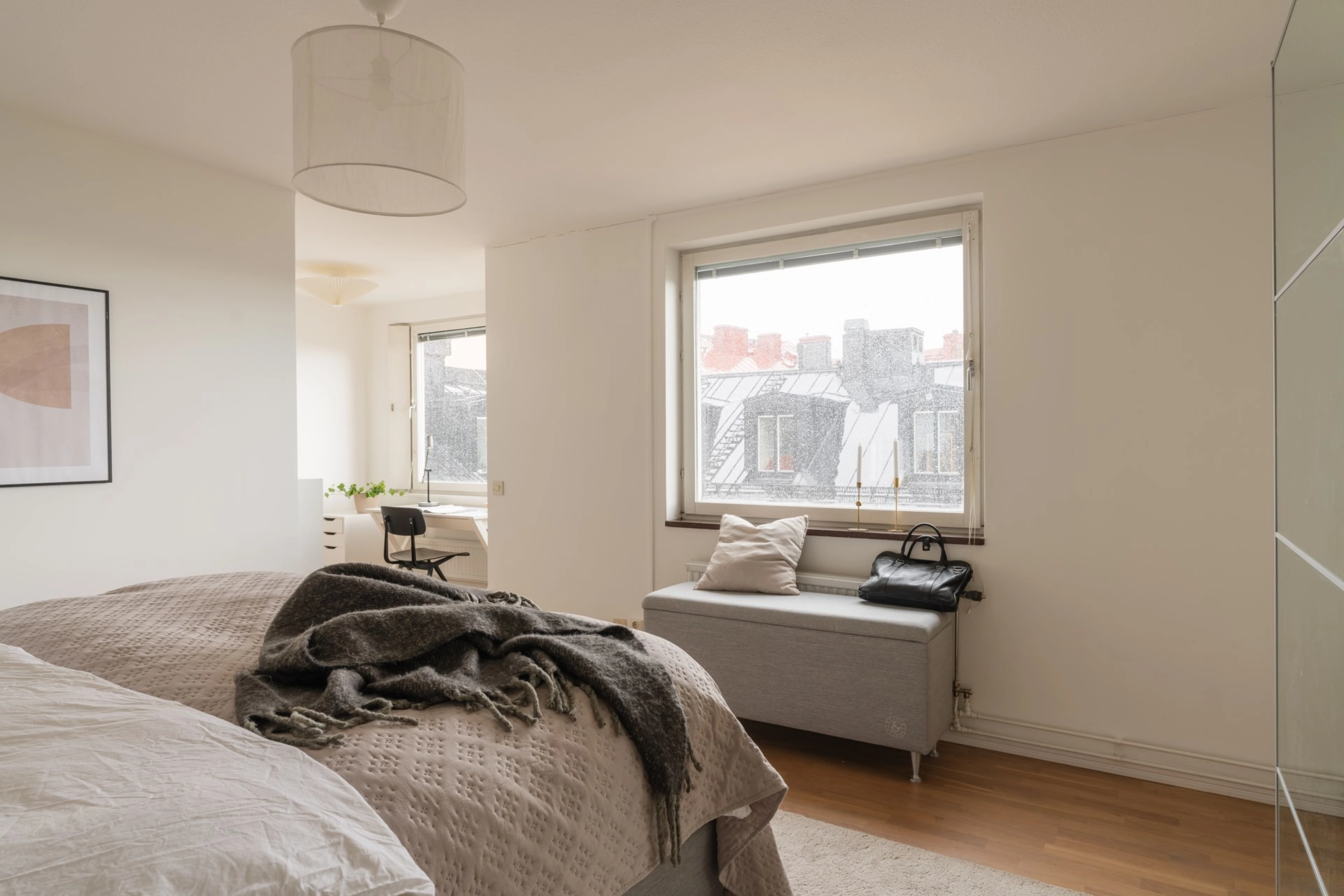 Drömboende i hjärtat av Birkastan – optimal trea med balkong i söderläge och garage!