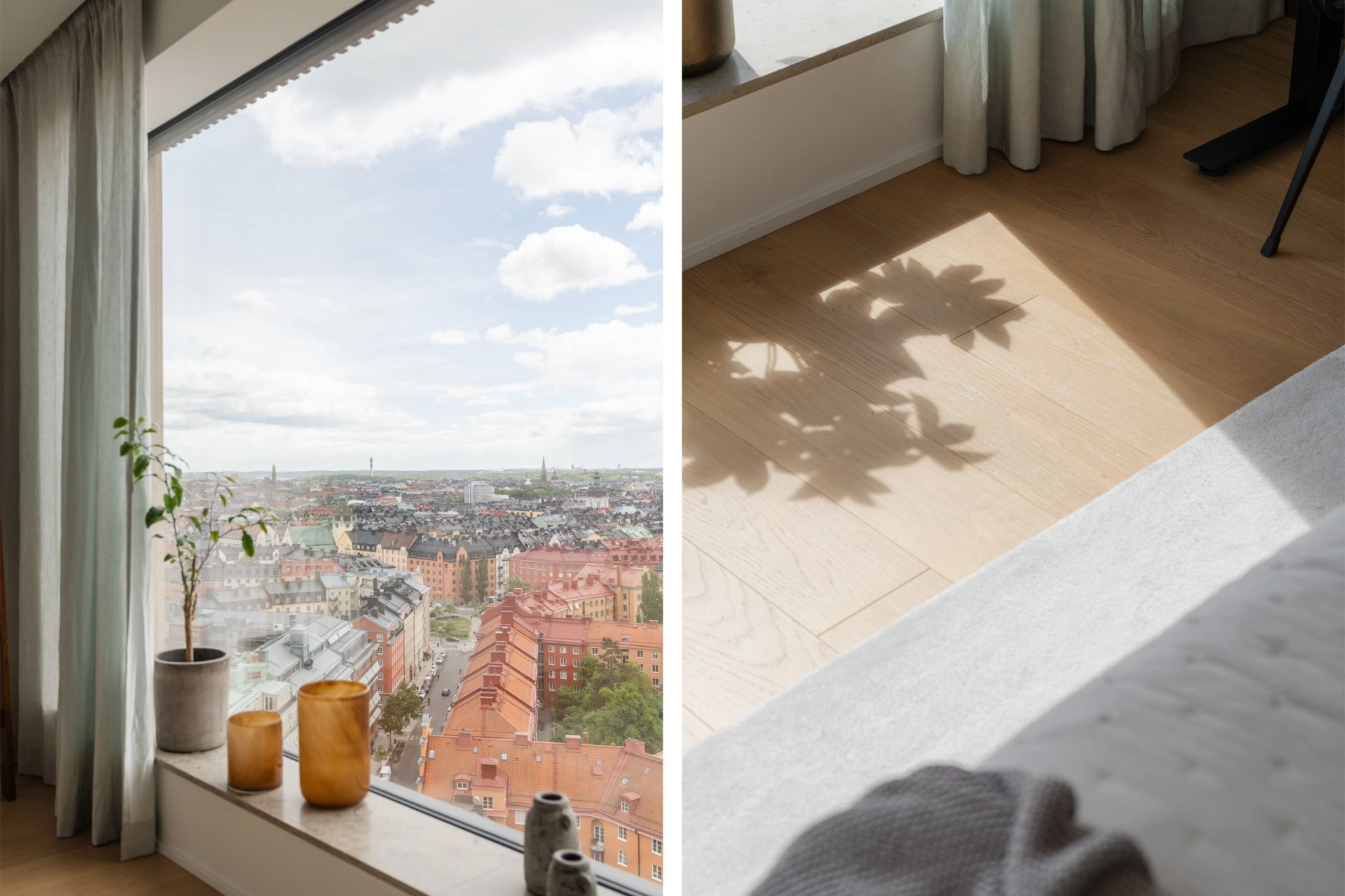 Våning 20 med söderterrass och utsikt över Stockholm!