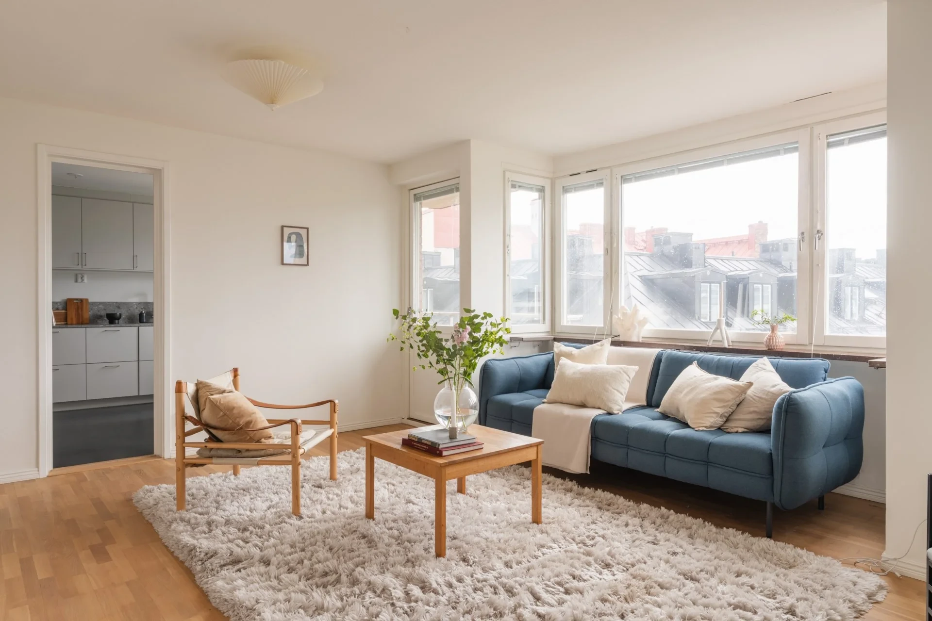 Drömboende i hjärtat av Birkastan – optimal trea med balkong i söderläge och garage!
