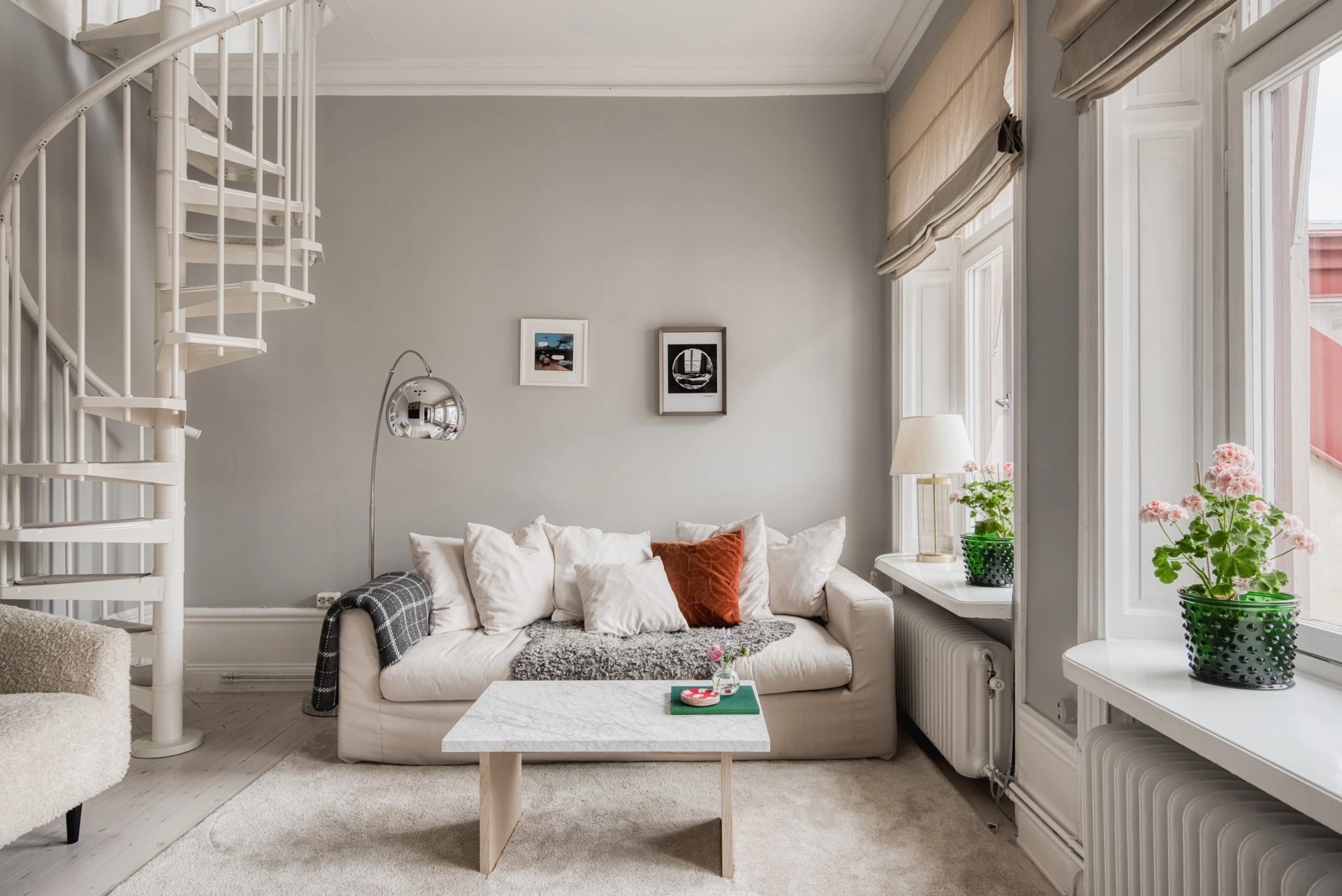 Exklusiv vindslägenhet i etage