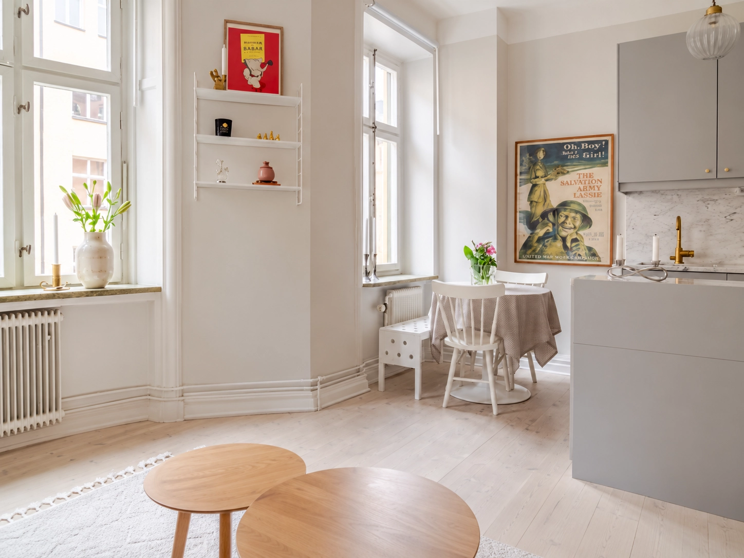 Sekelskiftescharm och social planlösning på attraktiva Tomtebogatan 31